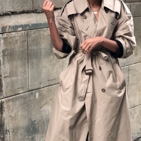 SOLD Vintage Christian Dior Monsieur Trench Coat - Picture 1 of 14